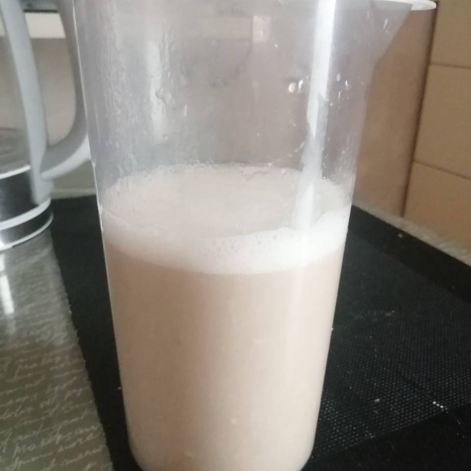 Batido de plátano y miel Batido de plátano y miel