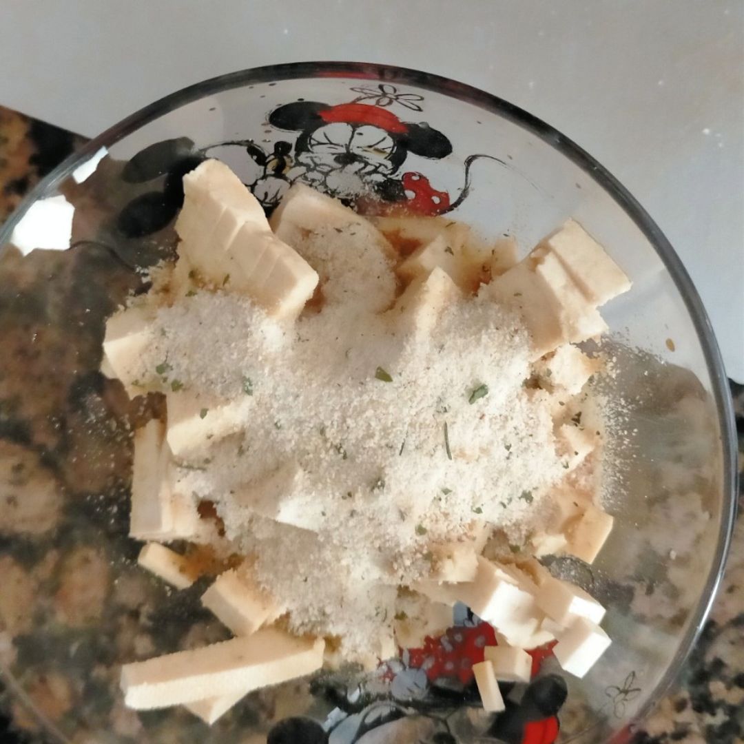 Tofu crujiente Paso 4 Tofu crujiente Paso 4