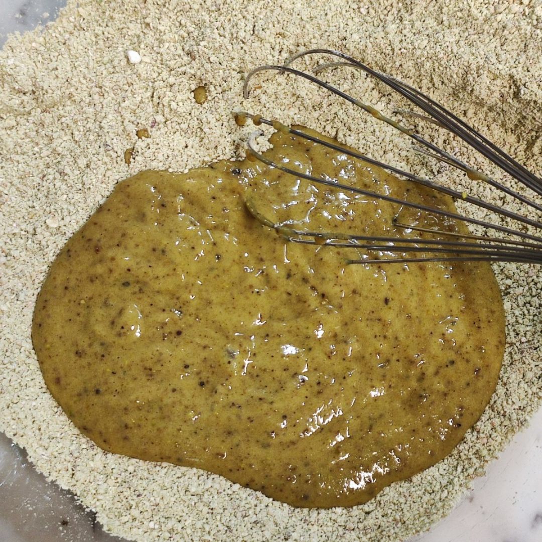 Galletas de crema de pistacho y cacahuete y té matcha 🟢🥜 Paso 4 Galletas de crema de pistacho y cacahuete y té matcha 🟢🥜 Paso 4
