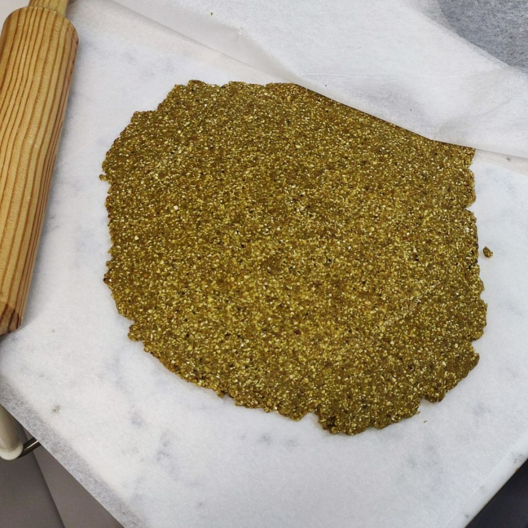Galletas de crema de pistacho y cacahuete y té matcha 🟢🥜 Paso 5 Galletas de crema de pistacho y cacahuete y té matcha 🟢🥜 Paso 5