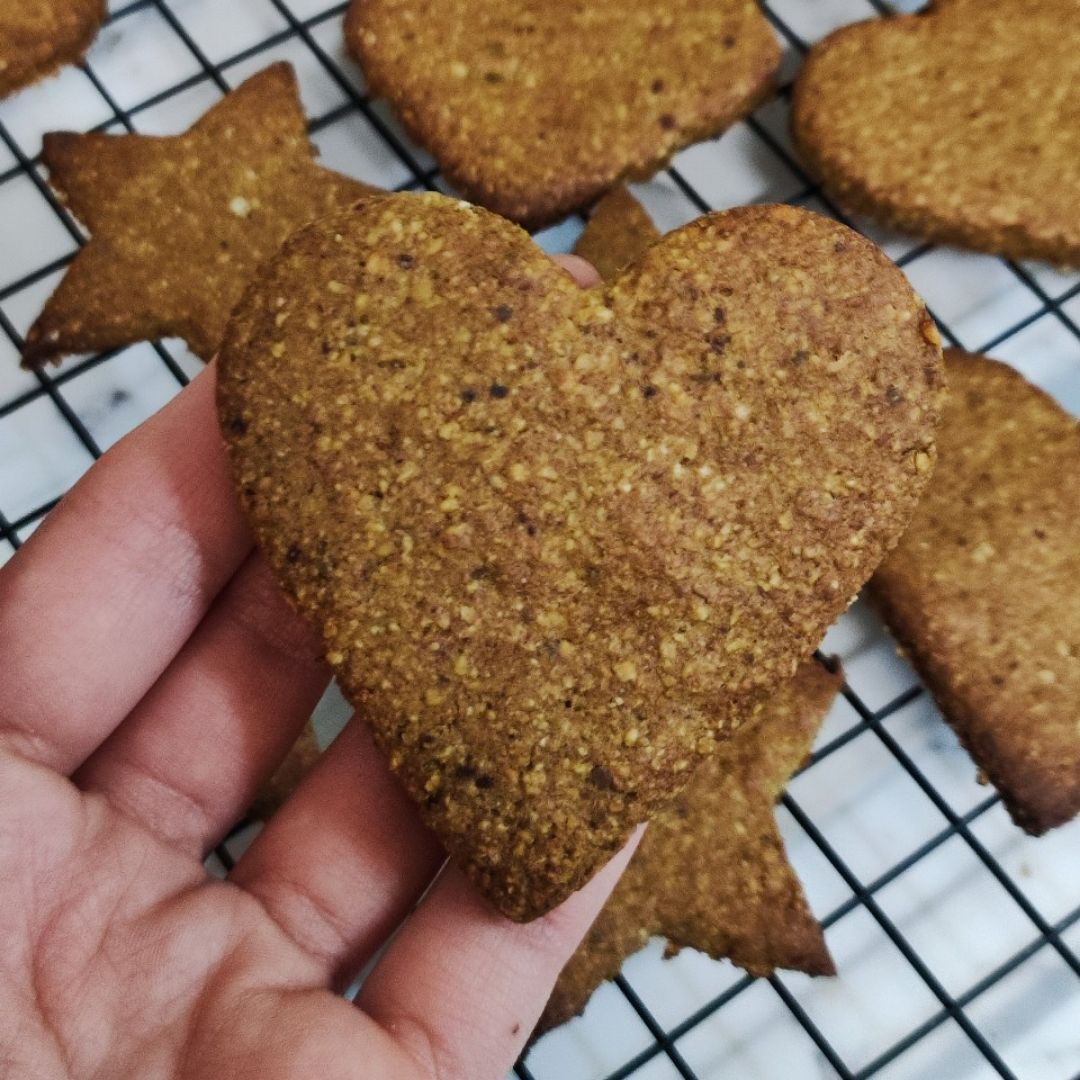 Galletas de crema de pistacho y cacahuete y té matcha 🟢🥜 Paso 7 Galletas de crema de pistacho y cacahuete y té matcha 🟢🥜 Paso 7