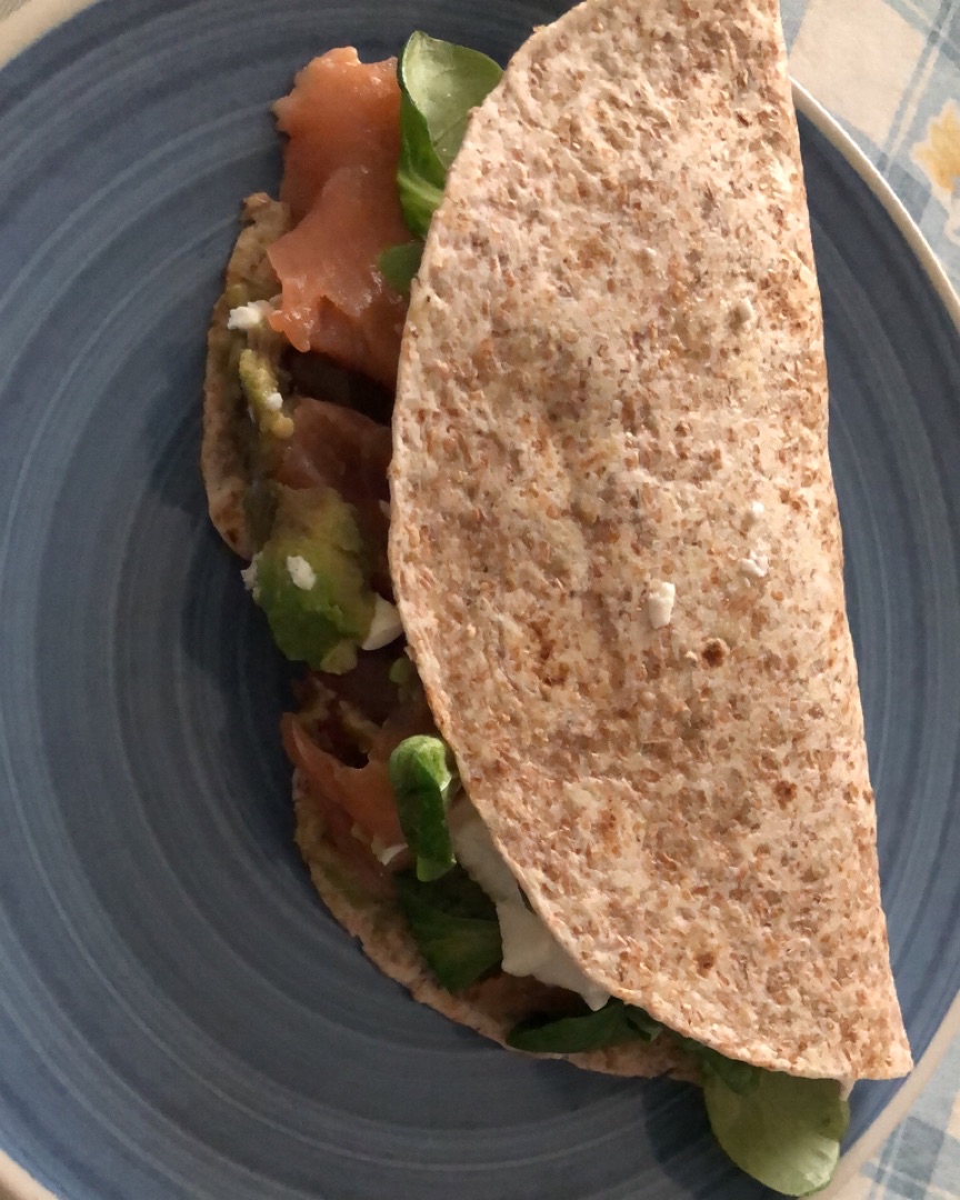 Wrap de salm贸n 馃崳 Wrap de salm贸n 馃崳