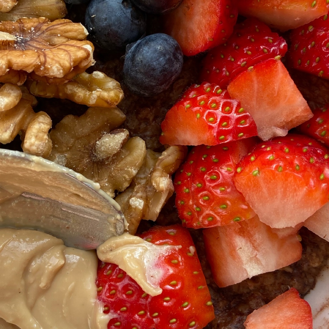 pudding de avena y chia 