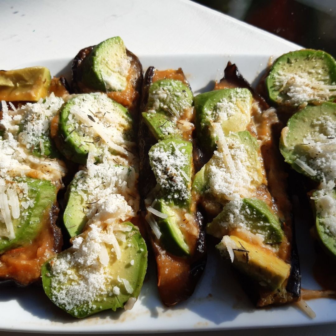 Berenjenas con aguacate Berenjenas con aguacate
