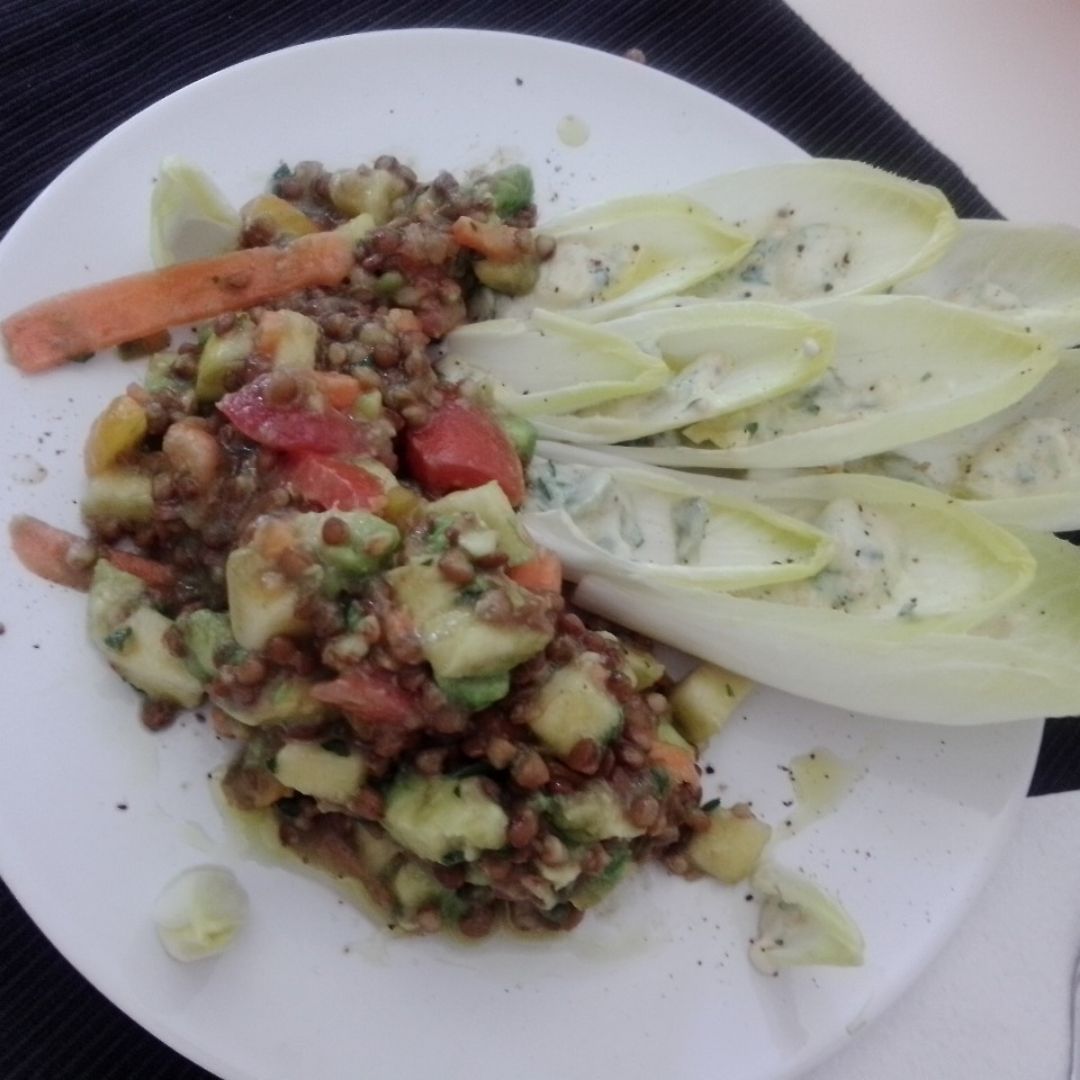 Ensalada de lentejas Ensalada de lentejas