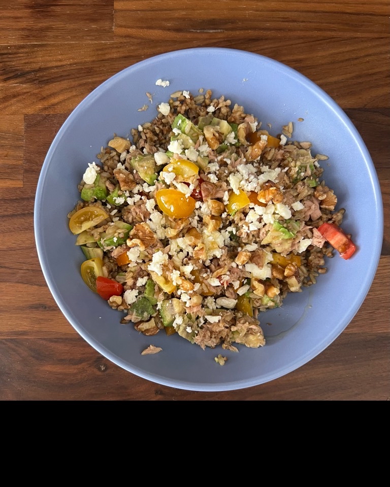 Ensalada de arroz con quinoa!! Ensalada de arroz con quinoa!!