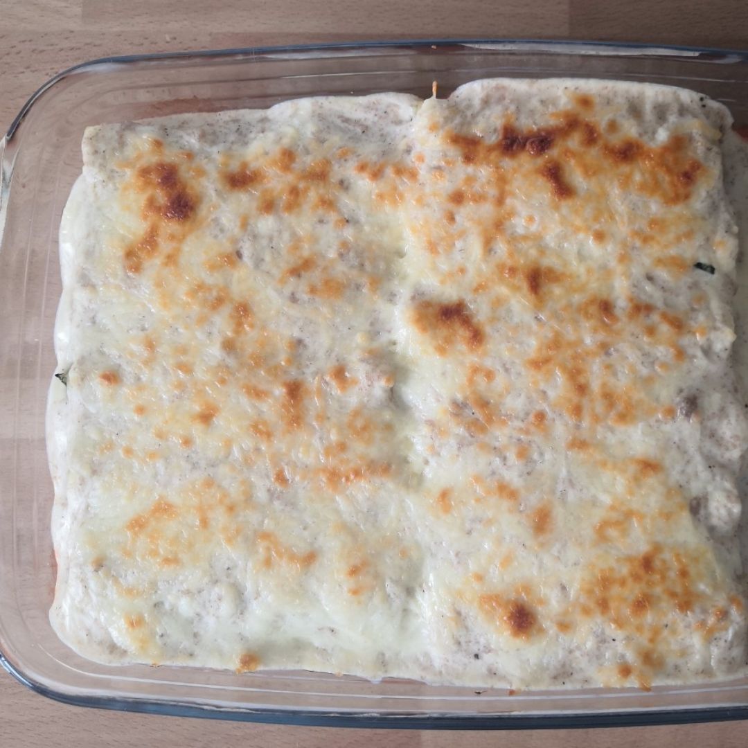 CanelONes de espinacas y atún Paso 8 CanelONes de espinacas y atún Paso 8