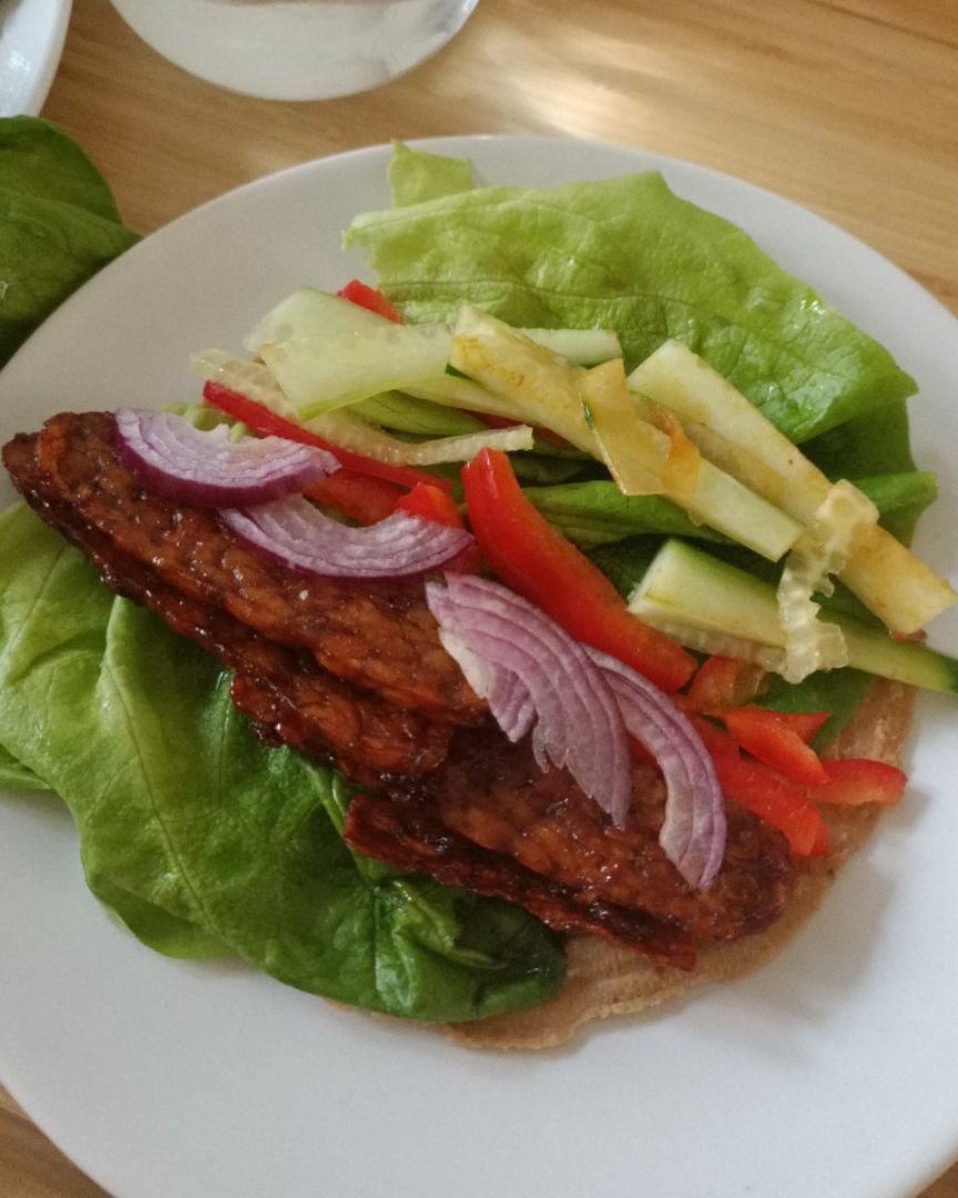 Tacos de tempeh, receta para 4 tacos! Tacos de tempeh, receta para 4 tacos!