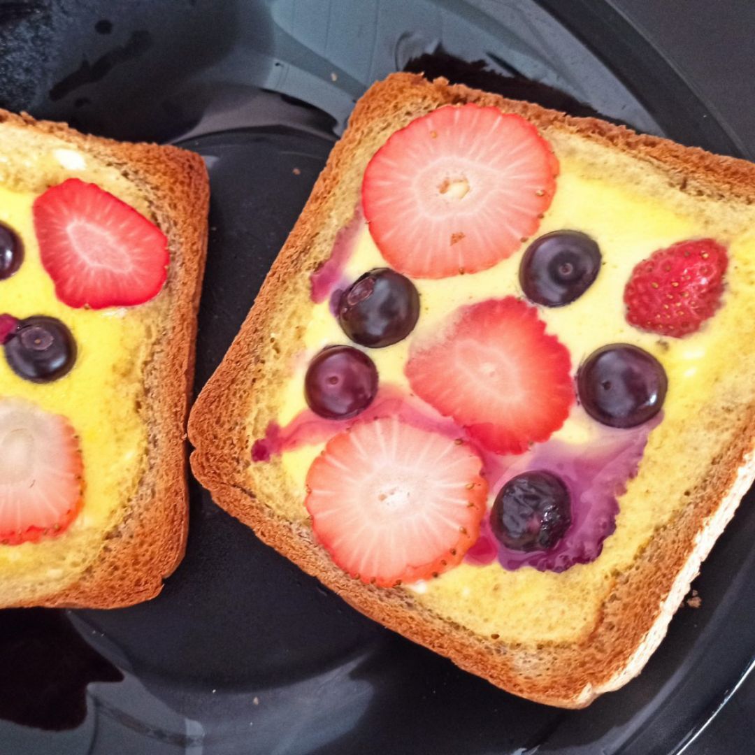 Tostadas cheesecake 