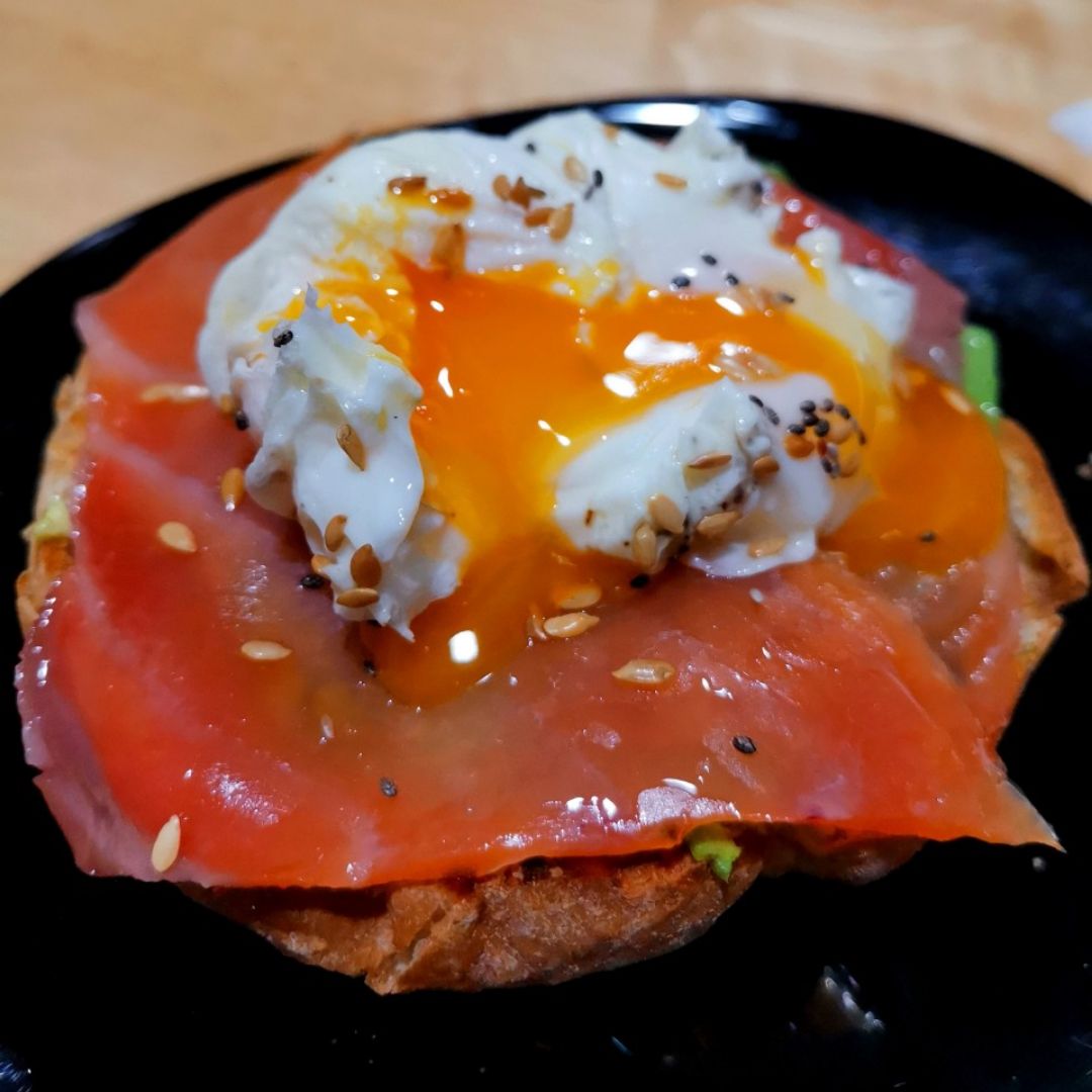 Mollete de salmón Mollete de salmón