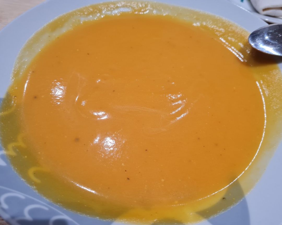 Crema/Puré de calabaza, boniato y zanahoria