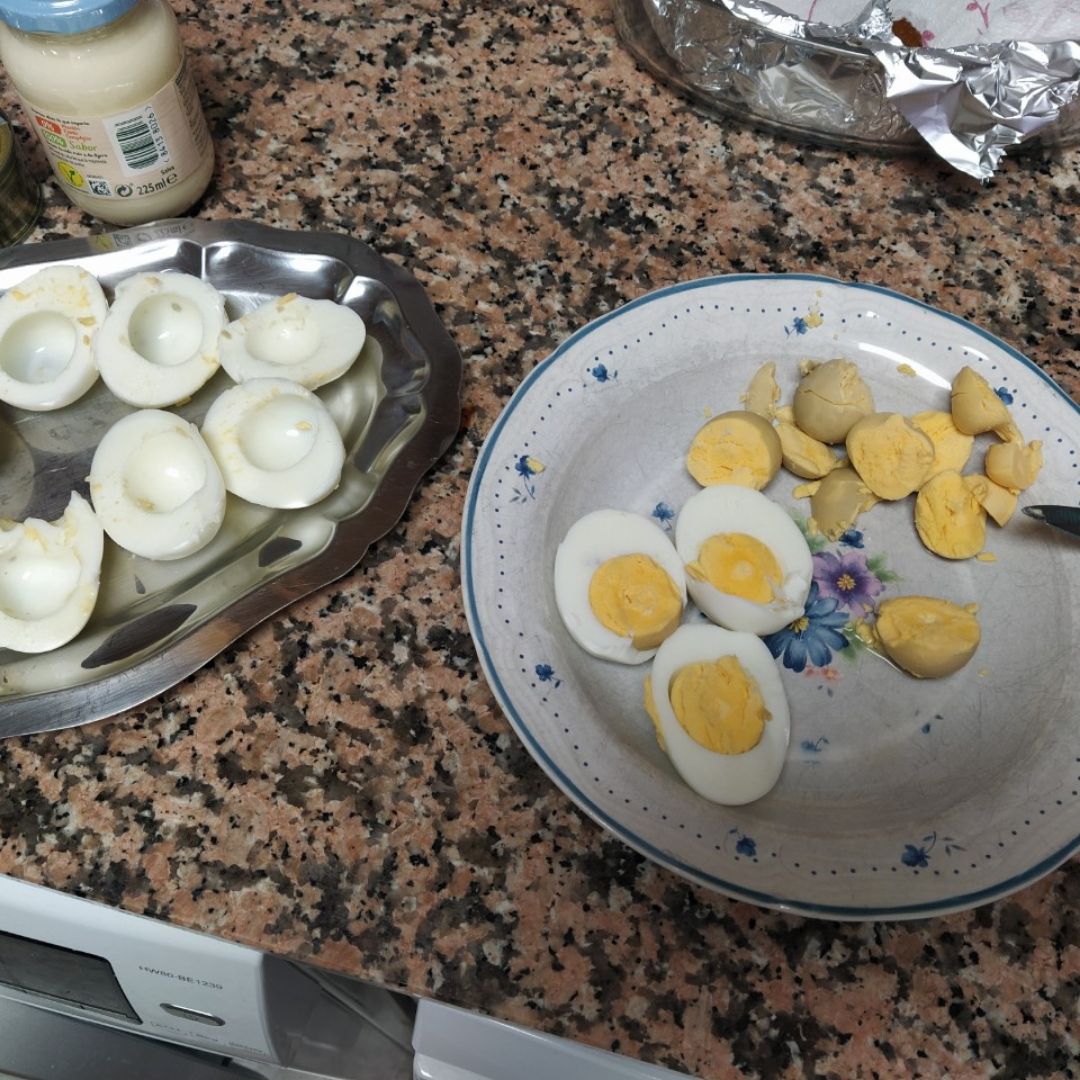Huevos rellenos Paso 2 Huevos rellenos Paso 2