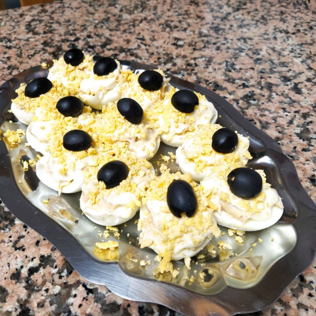 Huevos rellenos Paso 5 Huevos rellenos Paso 5