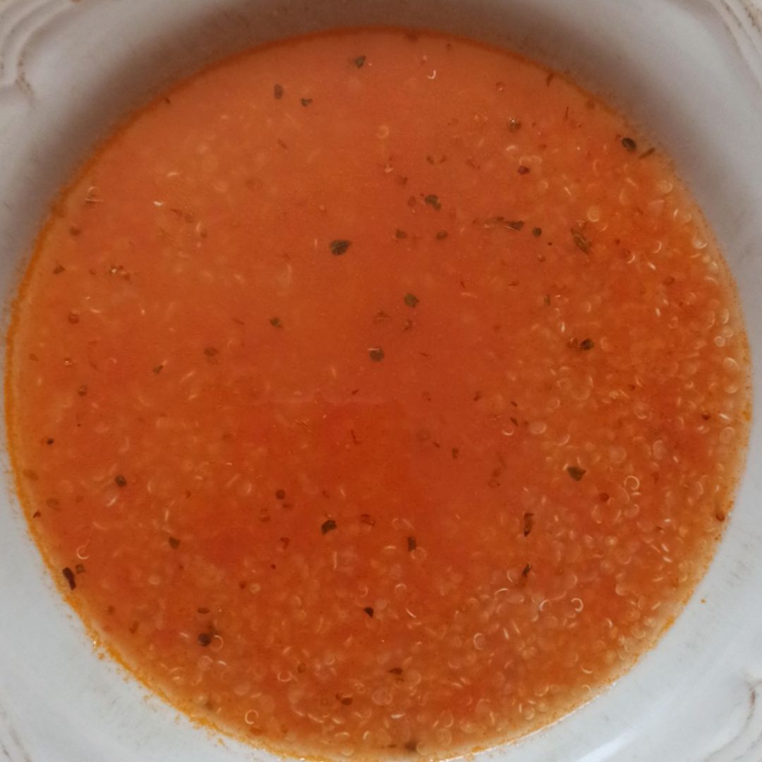 Sopa de tomate y quinoa Sopa de tomate y quinoa