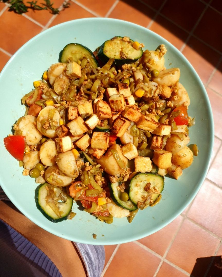 Ensalada completa y vegana Ensalada completa y vegana