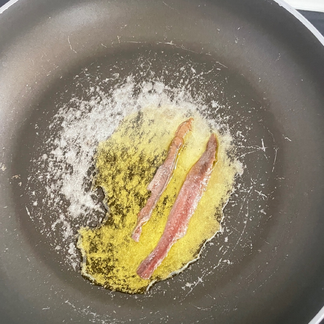 Pasta con calabacín, cherries y atún Paso 0