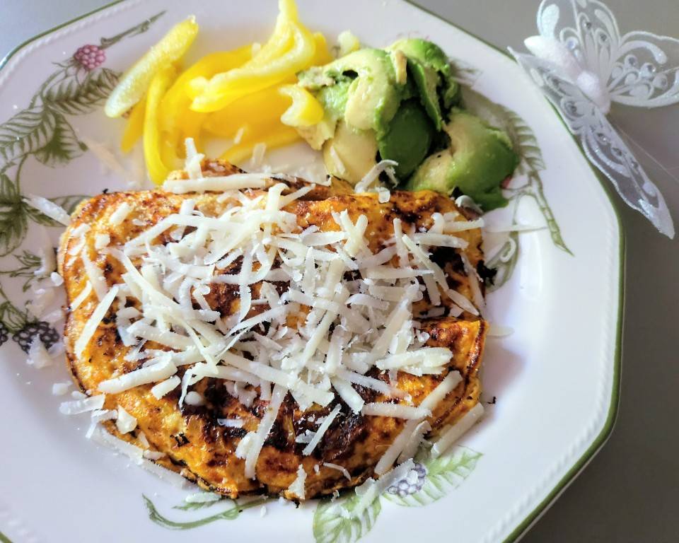 Huevos con curry y verduras 