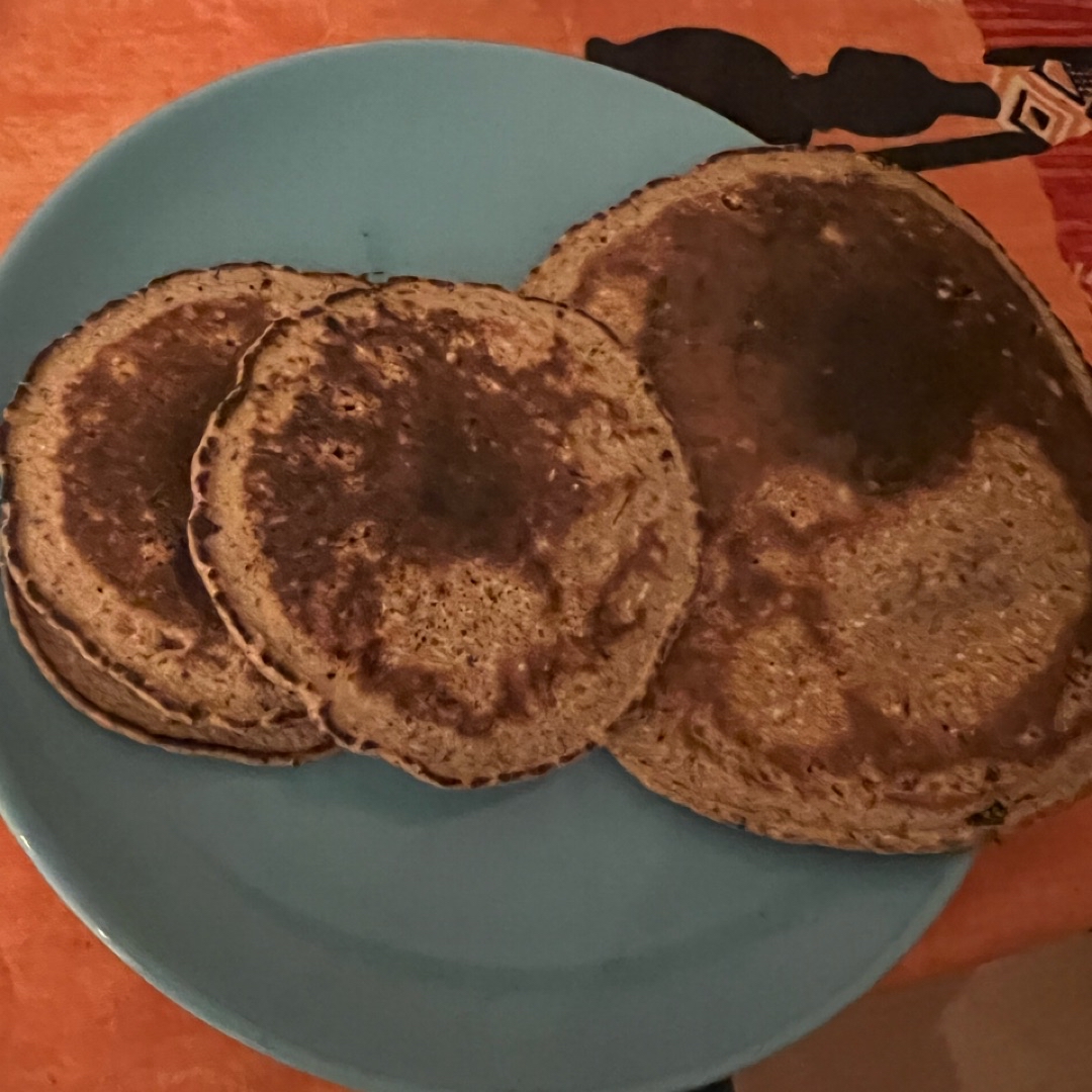 Tortitas de avena con chocolate 🤤 Tortitas de avena con chocolate 🤤