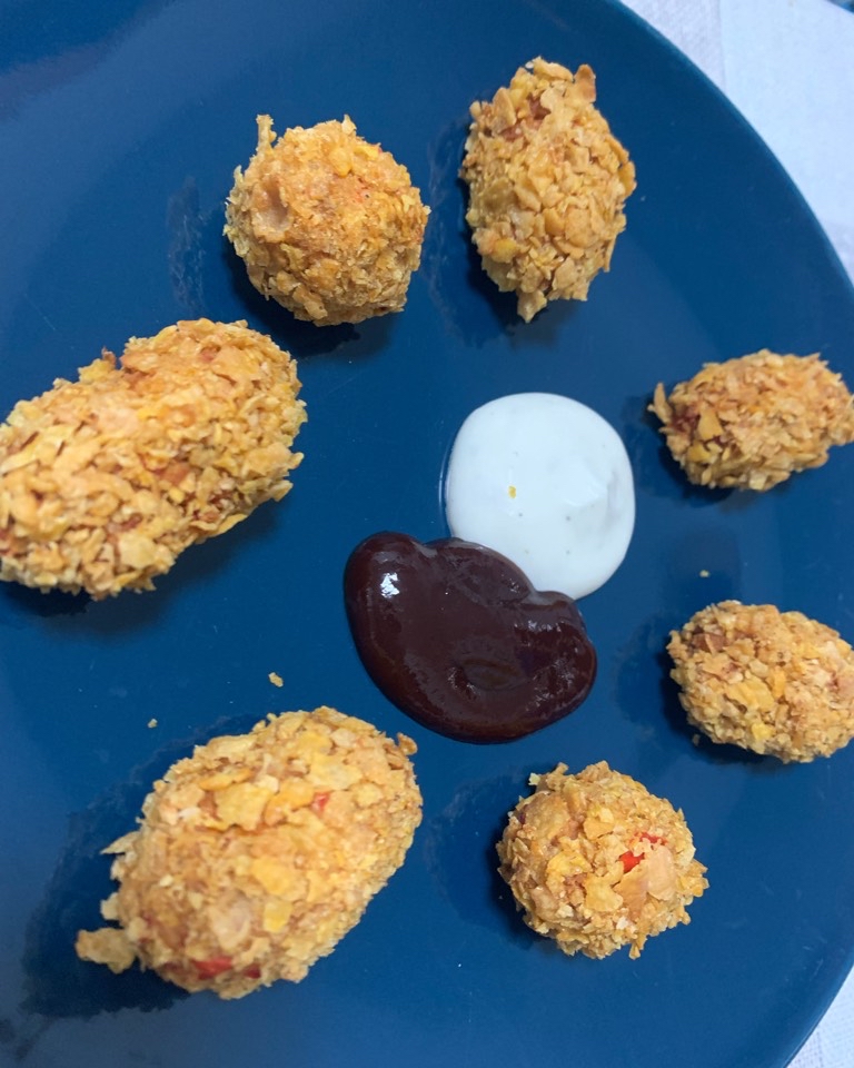 Falsas croquetitas de tofu Falsas croquetitas de tofu