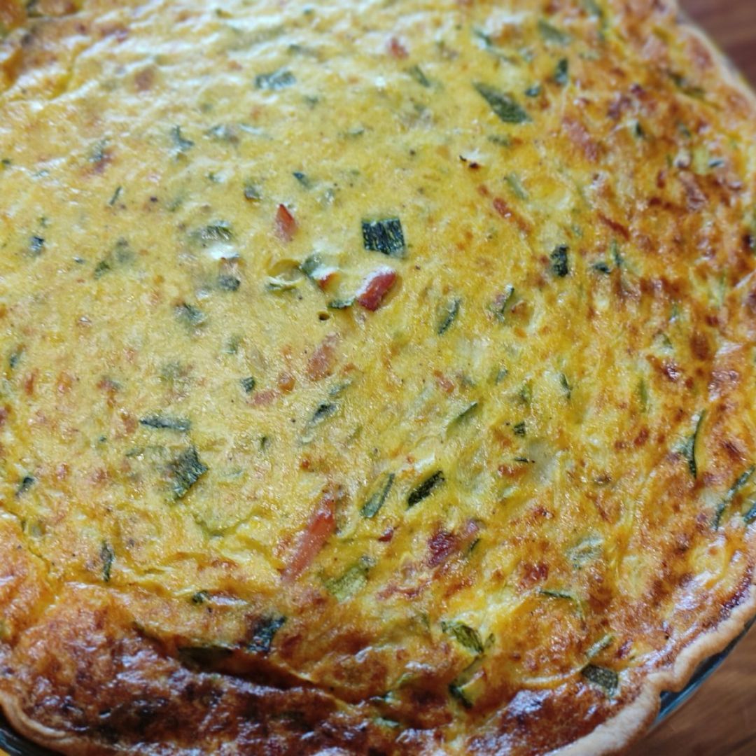 Quiche de calabacín y bacon Quiche de calabacín y bacon