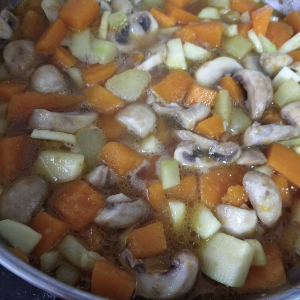 Salmón con verduras 