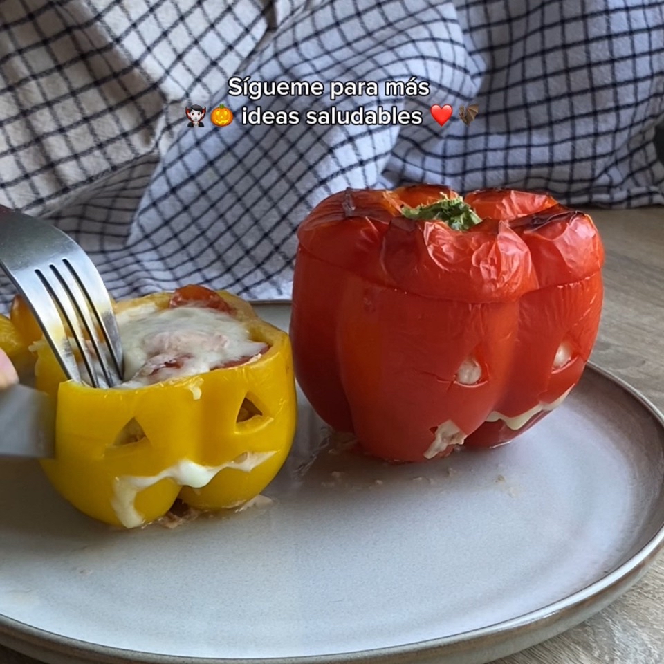 Pimientos de Halloween