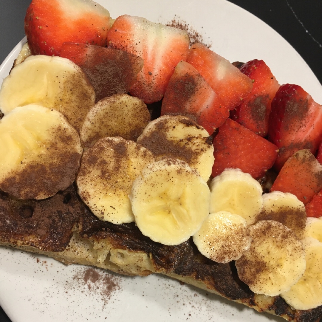 TOSTADAS FRANCESAS 🍓 🍌 Paso 5 TOSTADAS FRANCESAS 🍓 🍌 Paso 5
