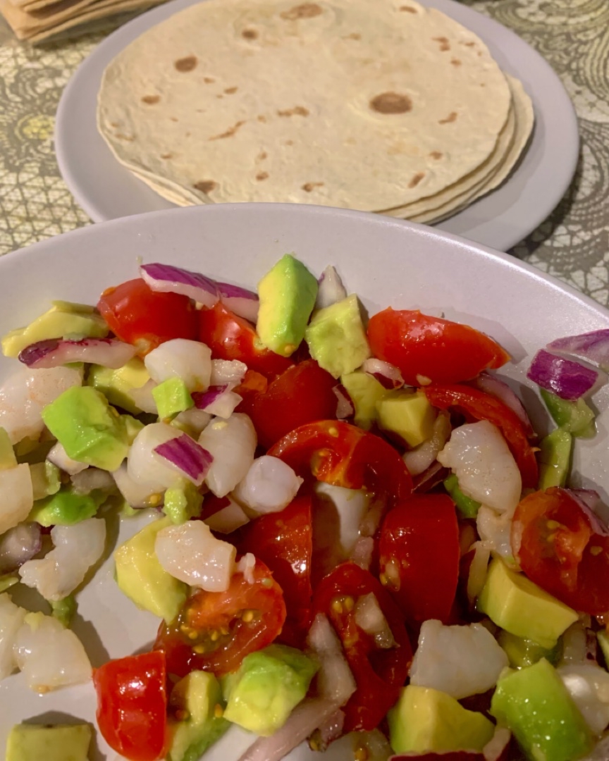 Tacos de Langostinos Tacos de Langostinos