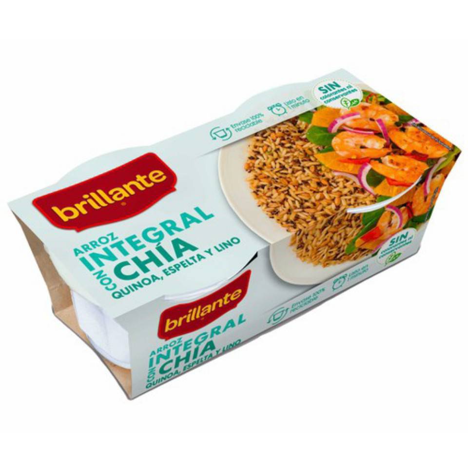 Arroz integral con chia, aguacate y bonito Arroz integral con chia, aguacate y bonito