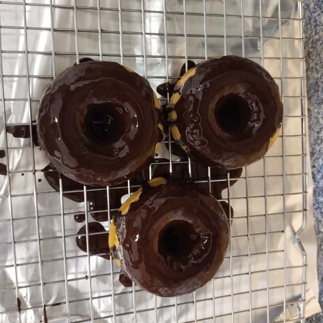 Donuts de mango Paso 3 Donuts de mango Paso 3