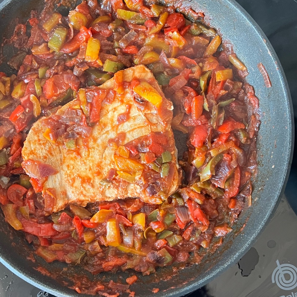 Pisto con atún 🐟🫑🥫🍅
