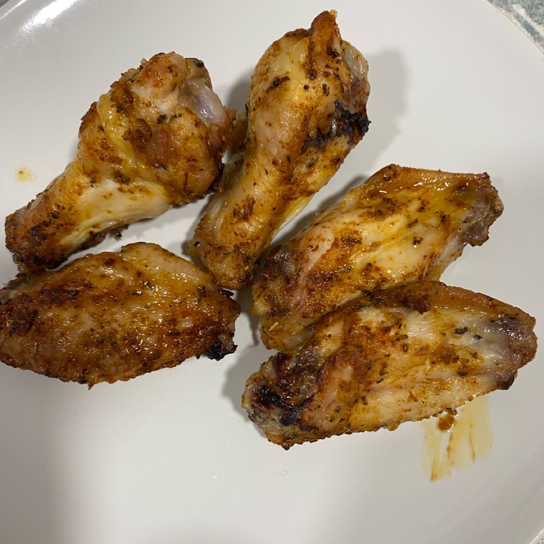Alitas de pollo picantes en airfryer 🍗 Alitas de pollo picantes en airfryer 🍗