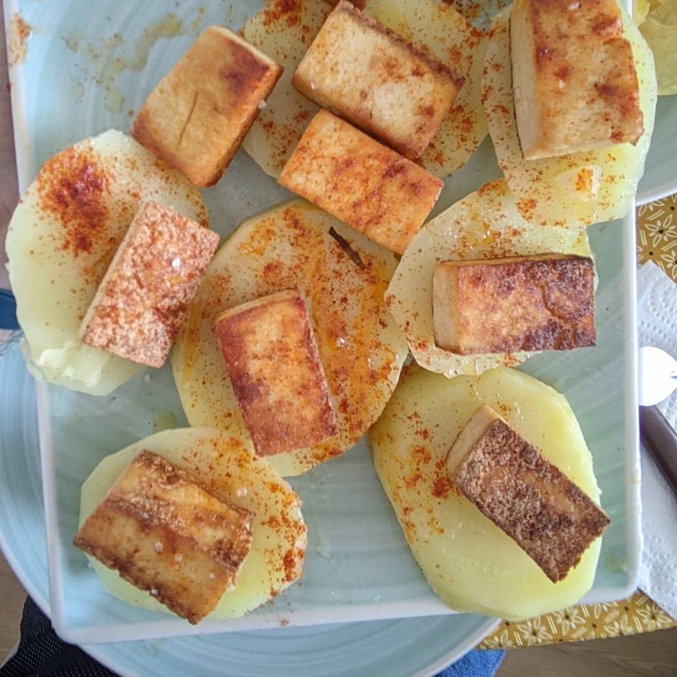Tofu a la gallega Tofu a la gallega