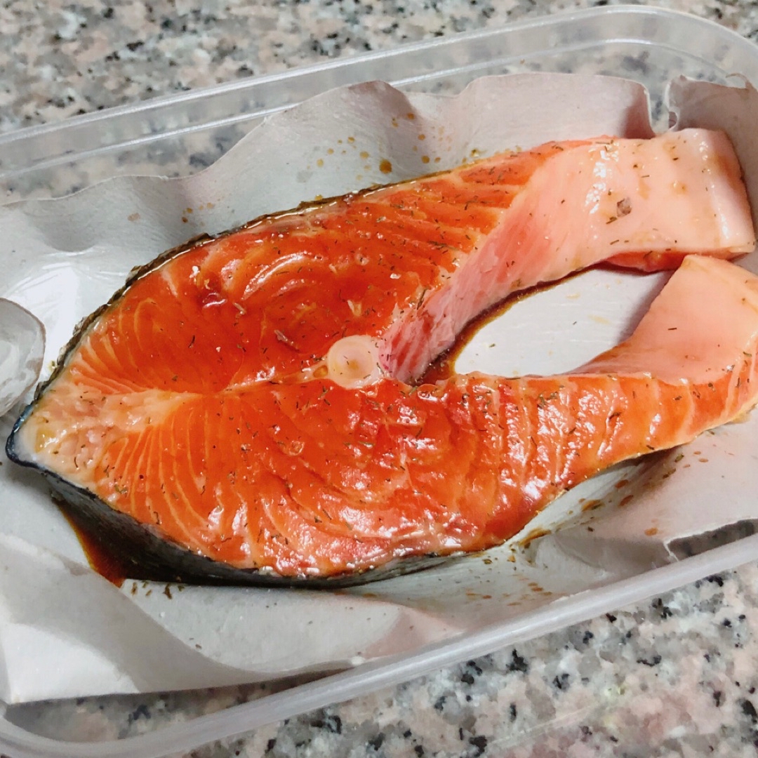 Salmón con arroz y salteado de puerro y Portobello Paso 3 Salmón con arroz y salteado de puerro y Portobello Paso 3
