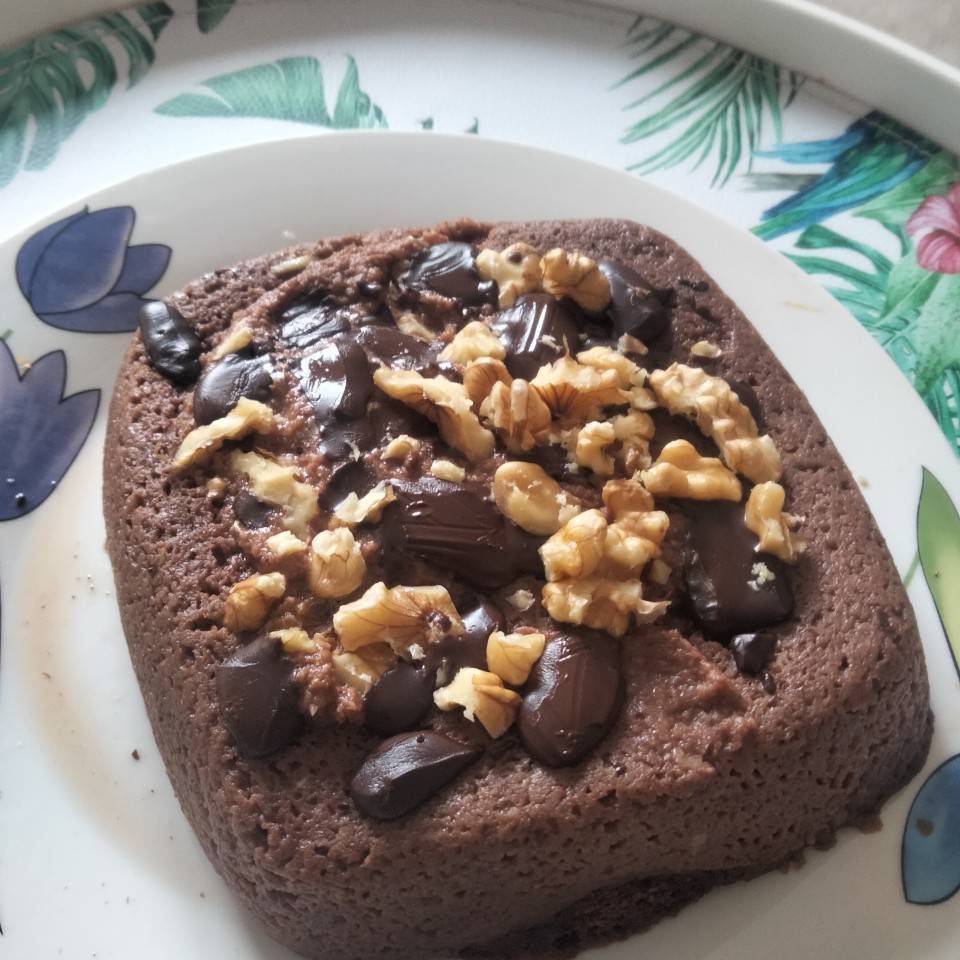 Brownie de chocolate y nueces Brownie de chocolate y nueces