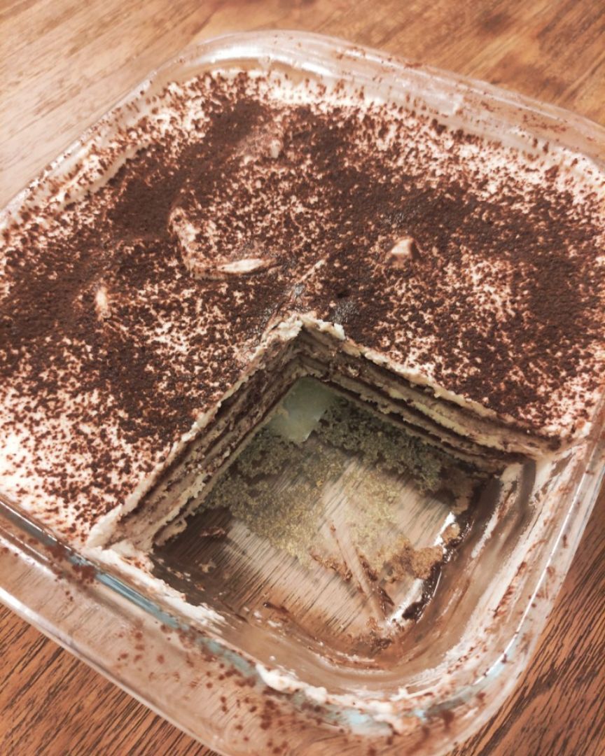 Tiramisú saludable Tiramisú saludable