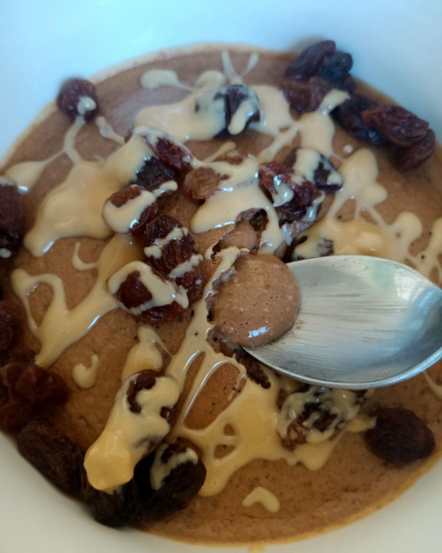 Avena horneada de cacao y caramelo salado Avena horneada de cacao y caramelo salado