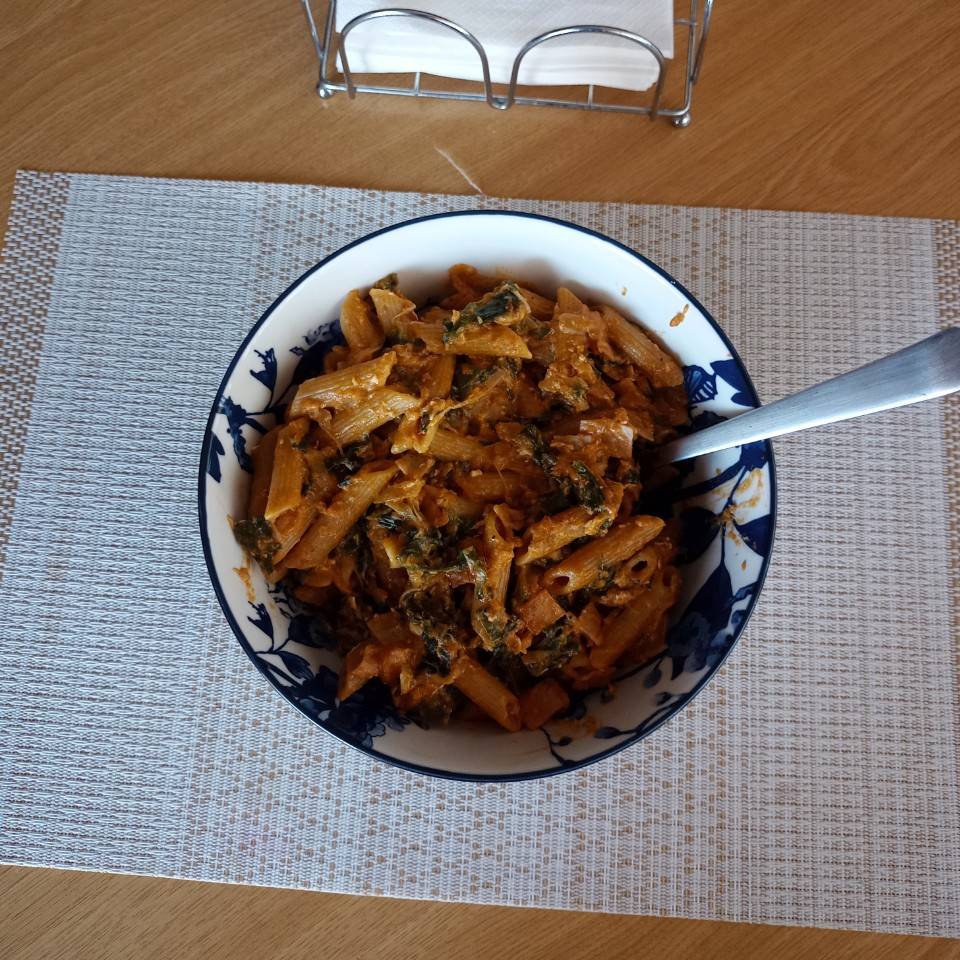 Macarrones con acelgas Macarrones con acelgas