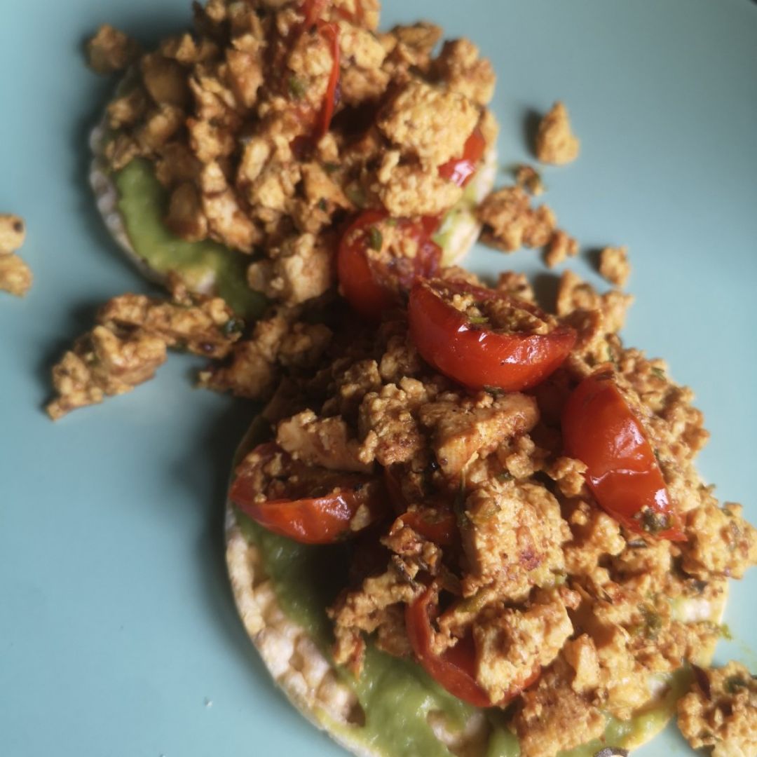 Tofu revuelto a la italiana Tofu revuelto a la italiana