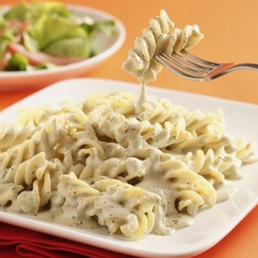 Pasta en salsa de queso Pasta en salsa de queso