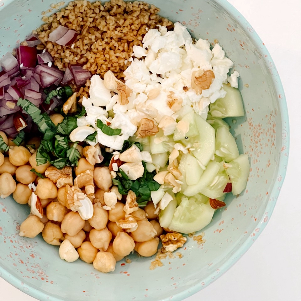 Ensalada de Bulgur y garbanzos Ensalada de Bulgur y garbanzos