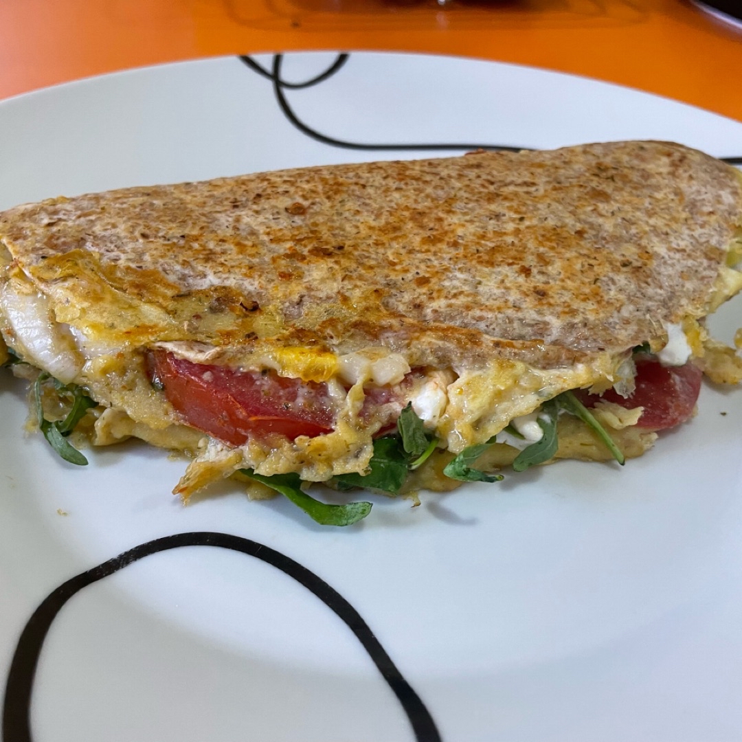 “Crep”de tortilla con verduras “Crep”de tortilla con verduras