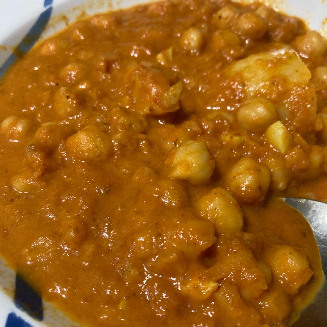 Curry de garbanzos