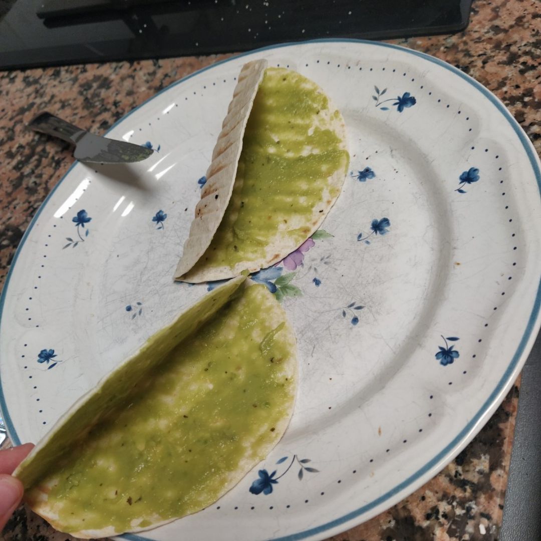 Tortitas de aguacate y salmón ahumado Paso 4 Tortitas de aguacate y salmón ahumado Paso 4