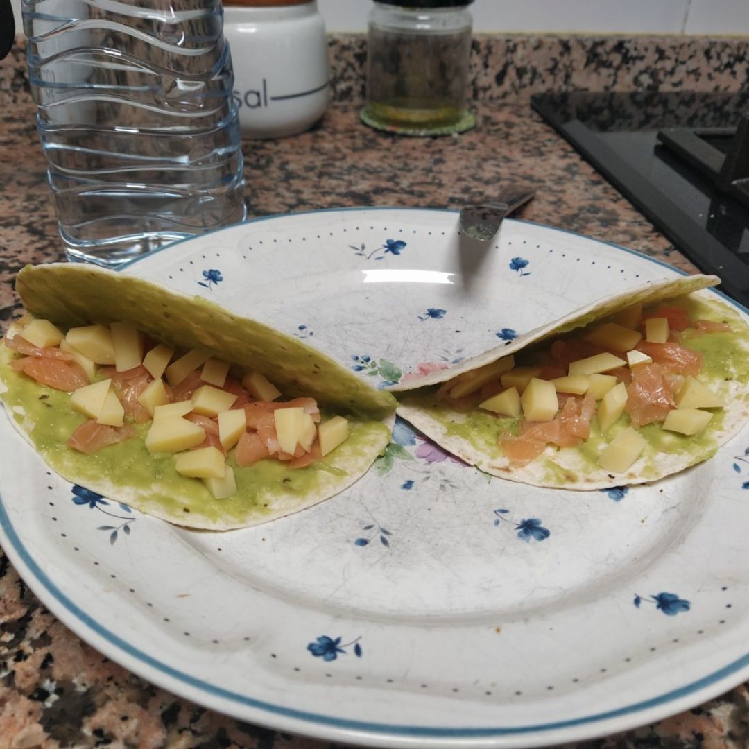 Tortitas de aguacate y salmón ahumado Paso 5 Tortitas de aguacate y salmón ahumado Paso 5