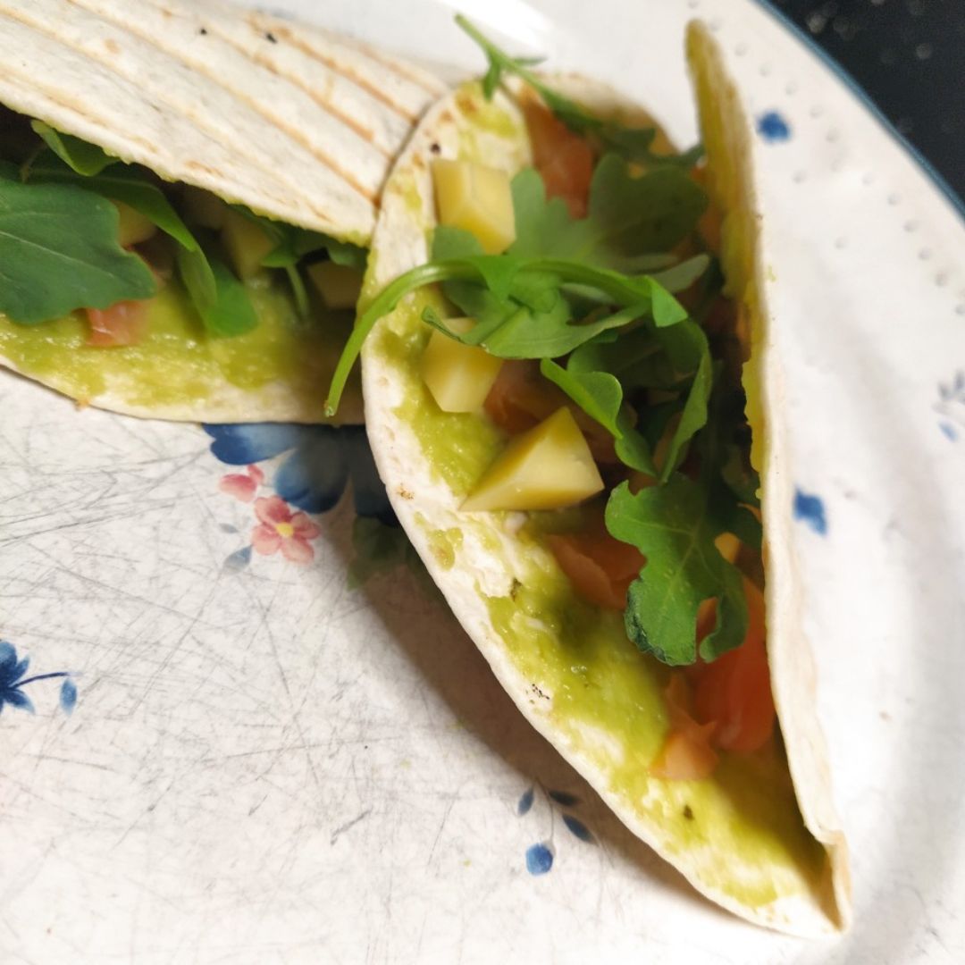 Tortitas de aguacate y salmón ahumado Paso 6 Tortitas de aguacate y salmón ahumado Paso 6
