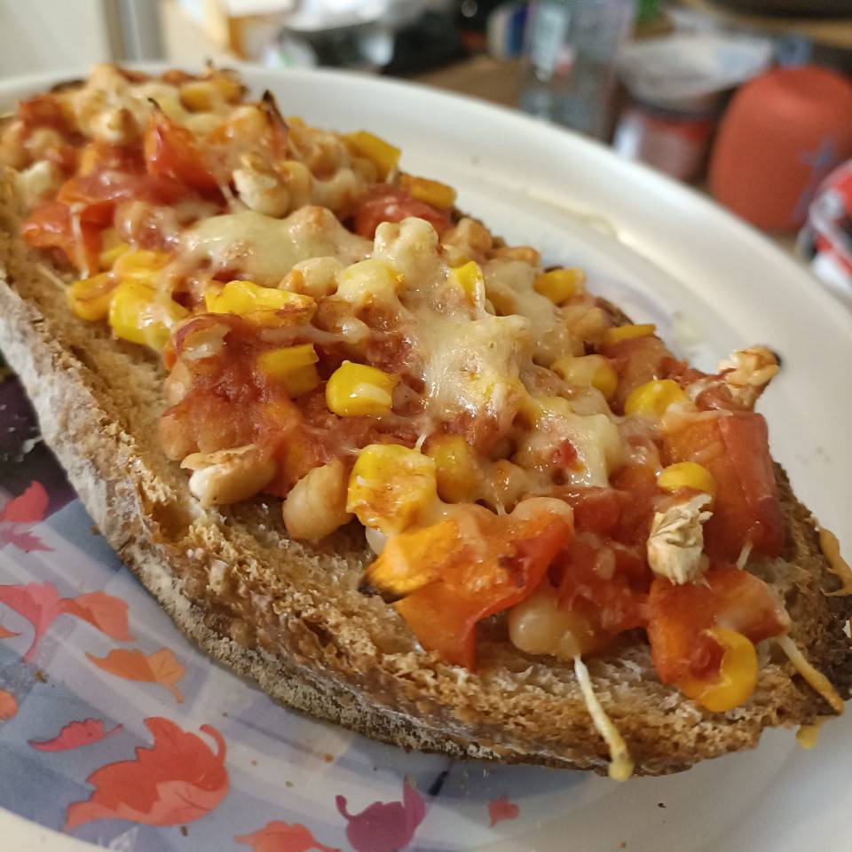 Tosta de habichuelas 