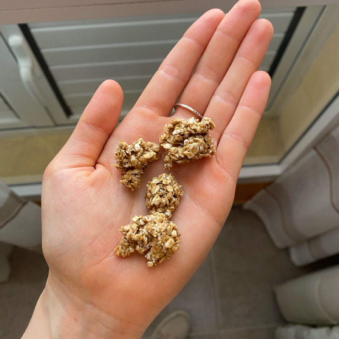 Granola casera de plátano y cacahuete Paso 5 Granola casera de plátano y cacahuete Paso 5