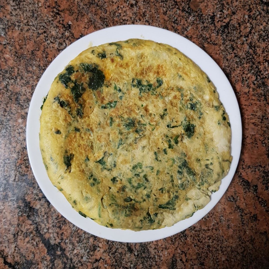 Tortilla de espinacas 