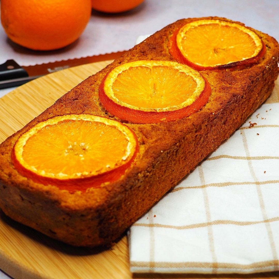 Bizcocho de almendra, zanahoria y naranja Bizcocho de almendra, zanahoria y naranja